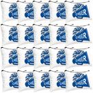 Bolsa de maquiagem Cosblank Cheer Teams Canvas 20 peças azul