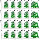 Bolsa de maquiagem Cosblank Cheer Teams Canvas, 20 unidades, verde