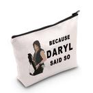 Bolsa de maquiagem cosmética LEVLO Daryl Quote Daryl Dixon Fans