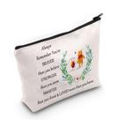 Bolsa de maquiagem cosmética LEVLO Friendship Winnie w/ Inspirational