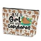 Bolsa de maquiagem de capivara, presentes de capivara, material de capivara, decorações de aniversário de capivara, presentes para amantes de animais para mulheres, namorada, formatura, amizade, presentes de aniversário para amantes de capivara, bolsa de cosméticos Bolsa de maquiagem de capivara, presentes de capivara, material de capivara, decorações de aniversário de capivara, presentes para amantes de animais para mulheres, namorada, formatura, amizade, presentes de aniversário para amantes de capivara, bolsa de cosméticos