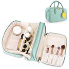 Bolsa de maquiagem de viagem HauteHues Fashion Large Capacity Blue Bolsa de maquiagem de viagem HauteHues Fashion Large Capacity Blue