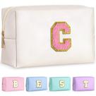 Bolsa de maquiagem de viagem TOPEAST Airplane Travel Essentials White Bolsa de maquiagem de viagem TOPEAST Airplane Travel Essentials White