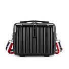 Bolsa de maquiagem Duleylv Mini Suitcase Hard Shell Travel Black Bolsa de maquiagem Duleylv Mini Suitcase Hard Shell Travel Black