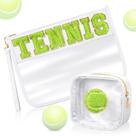 Bolsa de maquiagem e cosméticos Hillban Tennis Team Gifts PVC impermeável