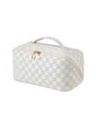Bolsa de Maquiagem EACHY Travel de Grande Capacidade - Impermeável (LD-White)