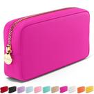 Bolsa de maquiagem Embla Travel Cosmetics Pouch & Toiletry Bag Fuchsia Bolsa de maquiagem Embla Travel Cosmetics Pouch & Toiletry Bag Fuchsia