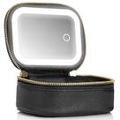 Bolsa de maquiagem Extrei Gent Small Travel com espelho e luz feminina