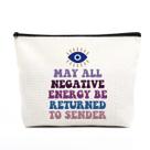 Bolsa de maquiagem fkovcdy Evil Eye Design para mulheres e viagens