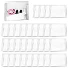 Bolsa de maquiagem GAWBYET Mini Clear 50 unidades de PVC impermeável 22x17x5cm Bolsa de maquiagem GAWBYET Mini Clear 50 unidades de PVC impermeável 22x17x5cm