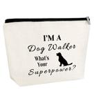 Bolsa de maquiagem Gfhzdmf Dog Sitter, presente para dono de um amante de cães Bolsa de maquiagem Gfhzdmf Dog Sitter, presente para dono de um amante de cães