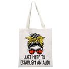Bolsa de maquiagem GJTIM True Crime Gift Seriel Killer Alibi Tote
