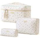 Bolsa de Maquiagem HBSelect Acolchoada - Kit 3 Peças para Viagem