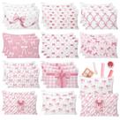 Bolsa de maquiagem HSDSH Coquette Cosmetic Pink Bow 30 unidades para mulheres