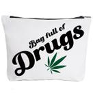 Bolsa de maquiagem iHopes+ Tela engraçada de 9,5 x 7 polegadas para mulheres e meninas Bolsa de maquiagem iHopes+ Tela engraçada de 9,5 x 7 polegadas para mulheres e meninas