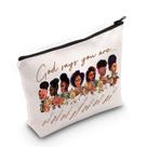 Bolsa de maquiagem LEVLO Black American Cosmetic African Inspired