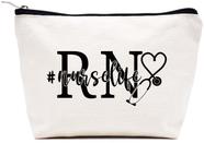 Bolsa de maquiagem LIBIHUA Funny Nurse Life RN Gift 25x18x7cm