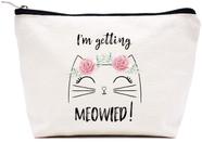 Bolsa de maquiagem LIBIHUA I Getting Meowied Cosmetic Travel Pouch