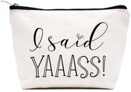 Bolsa de maquiagem LIBIHUA I Said Yaaass Cosmetic Travel Pouch Gift Bolsa de maquiagem LIBIHUA I Said Yaaass Cosmetic Travel Pouch Gift