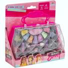 Bolsa de maquiagem make brinq com sombras batom e gloss polibrinq Bolsa de maquiagem make brinq com sombras batom e gloss polibrinq