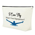 Bolsa de maquiagem Mxrymvu Swim Lover, presente para meninas nadadoras Bolsa de maquiagem Mxrymvu Swim Lover, presente para meninas nadadoras