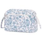 Bolsa de maquiagem Narwey Cute Floral Wide-open Travel Organizer Bolsa de maquiagem Narwey Cute Floral Wide-open Travel Organizer