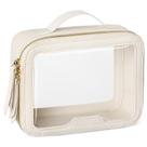 Bolsa de maquiagem PACKISM Clear PU Leather Travel Tool Cream