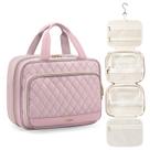 Bolsa de maquiagem para viagem MDODO Hanging Pinkish Purple