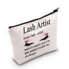 Bolsa de maquiagem POFULL Lash Artist Gift 100% algodão e lona