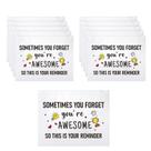 Bolsa de maquiagem Reginary You Are Braver Awesome EVA 20x15cm 50 unidades