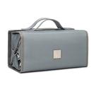 Bolsa de maquiagem ROYALFAIR Roll Up Travel Toiletry com 4 bolsas cinza