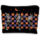 Bolsa de maquiagem RYYCDOI Gothic Skeleton Witchy Dark Academia