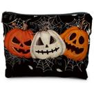 Bolsa de maquiagem RYYCDOI Halloween Spider Pumpkin para mulheres