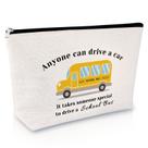 Bolsa de maquiagem Sfodiary School Bus Driver, presente para mulheres, algodão Bolsa de maquiagem Sfodiary School Bus Driver, presente para mulheres, algodão