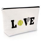 Bolsa de maquiagem Sfodiary Tennis Presentes para mulheres amantes do tênis Bolsa de maquiagem Sfodiary Tennis Presentes para mulheres amantes do tênis