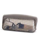 Bolsa de maquiagem Stasher Premium Silicone Reutilizável Taupe 750 ml
