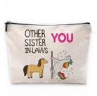 Bolsa de maquiagem Sufamb Funny Other Sister-in-Laws and You Linen