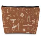 Bolsa de maquiagem Supwhd Vintage Western Cosmetic Bag para mulheres Bolsa de maquiagem Supwhd Vintage Western Cosmetic Bag para mulheres