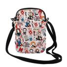 Bolsa de maquiagem TSOTMO 23,5 x 17 cm, presente de terror de Halloween