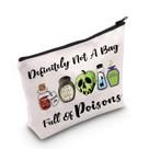 Bolsa de maquiagem TSOTMO Evil Queen Witch Poison Apple Print