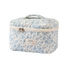 Bolsa de Maquiagem UEKEBOAG - Grande, para Viagem, Acolchoada e com Estampa Floral