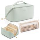 Bolsa de maquiagem Vlando de grande capacidade impermeável para mulheres