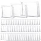 Bolsa de maquiagem Xuniea Mini Clear, organizador de PVC impermeável de 50 unidades Bolsa de maquiagem Xuniea Mini Clear, organizador de PVC impermeável de 50 unidades