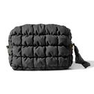 Bolsa de maquiagem Yarnic Quilted Cosmetic Bag Organizer Black