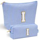 Bolsa de maquiagem YOOLIFE, presentes de aniversário para mulheres, adolescentes, meninas, azul