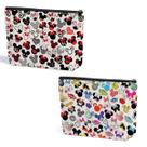 Bolsa de maquiagem ZHAMEN Cute Cartoon Mouse Print para mulheres x2