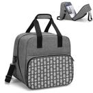 Bolsa de máquina Serger Yarwo Overlock cinza 38x31x35 cm Bolsa de máquina Serger Yarwo Overlock cinza 38x31x35 cm
