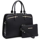 Bolsa de material sintético feminina Dasein Fashion com carteira