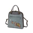 Bolsa de mochila CHALA conversível de ombro índigo em material sintético