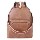 Bolsa de mochila CLUCI para mulheres de couro conversível pequena